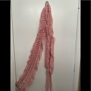 Pink scarf